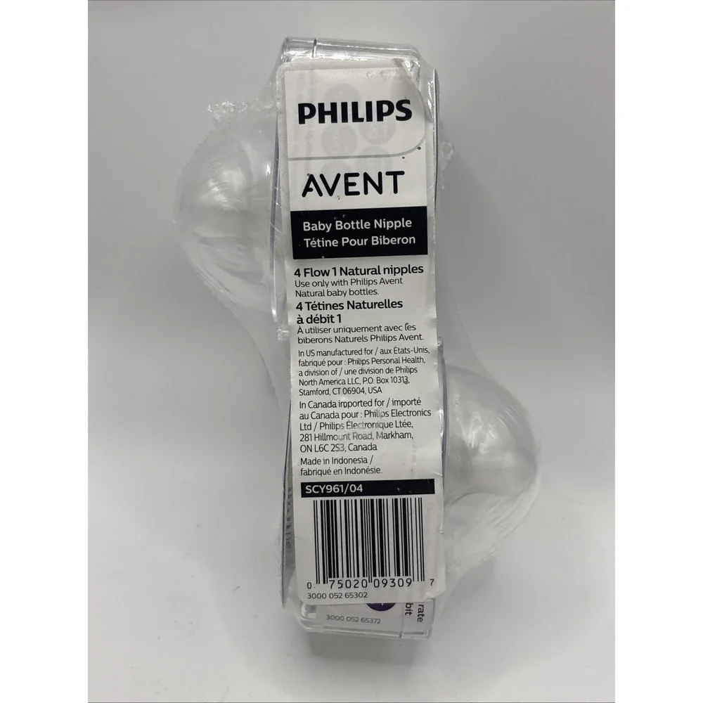 📀 Philips Avent Natural Response Nipple - 0m (2PACK) NEW